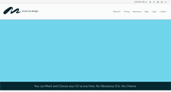 Desktop Screenshot of musicbydesign.com
