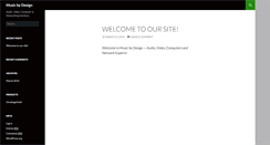 Desktop Screenshot of musicbydesign.net